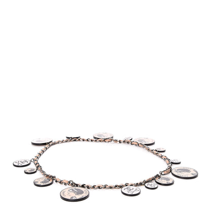 Chanel Resin CC Graphic Charm Belt Necklace Pink 3 of 8