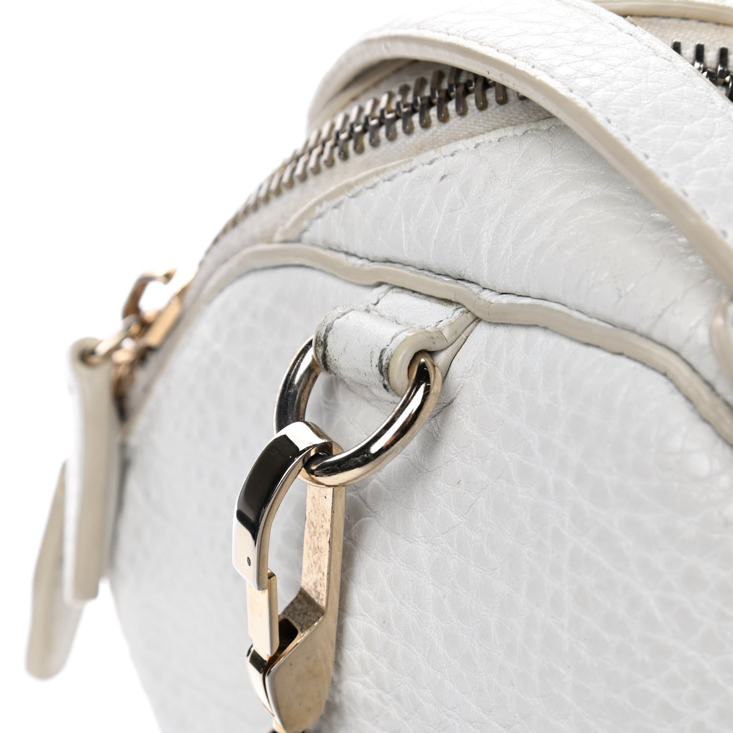 Alexander Wang Pebbled Lambskin Rockie White Gold Hardware 7 of 8