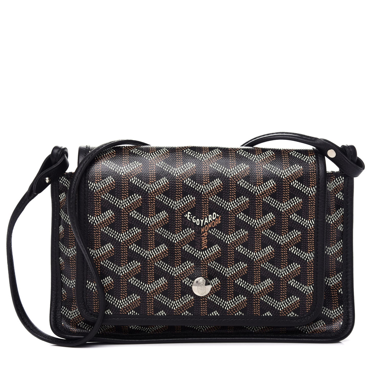 Goyardine Plumet Wallet Clutch Black