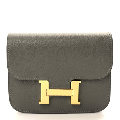 Hermes Epsom Constance Slim Wallet Etain 2 of 7