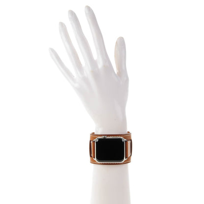 Hermes Barenia 42mm Apple Watch Cuff Fauve 2 of 8