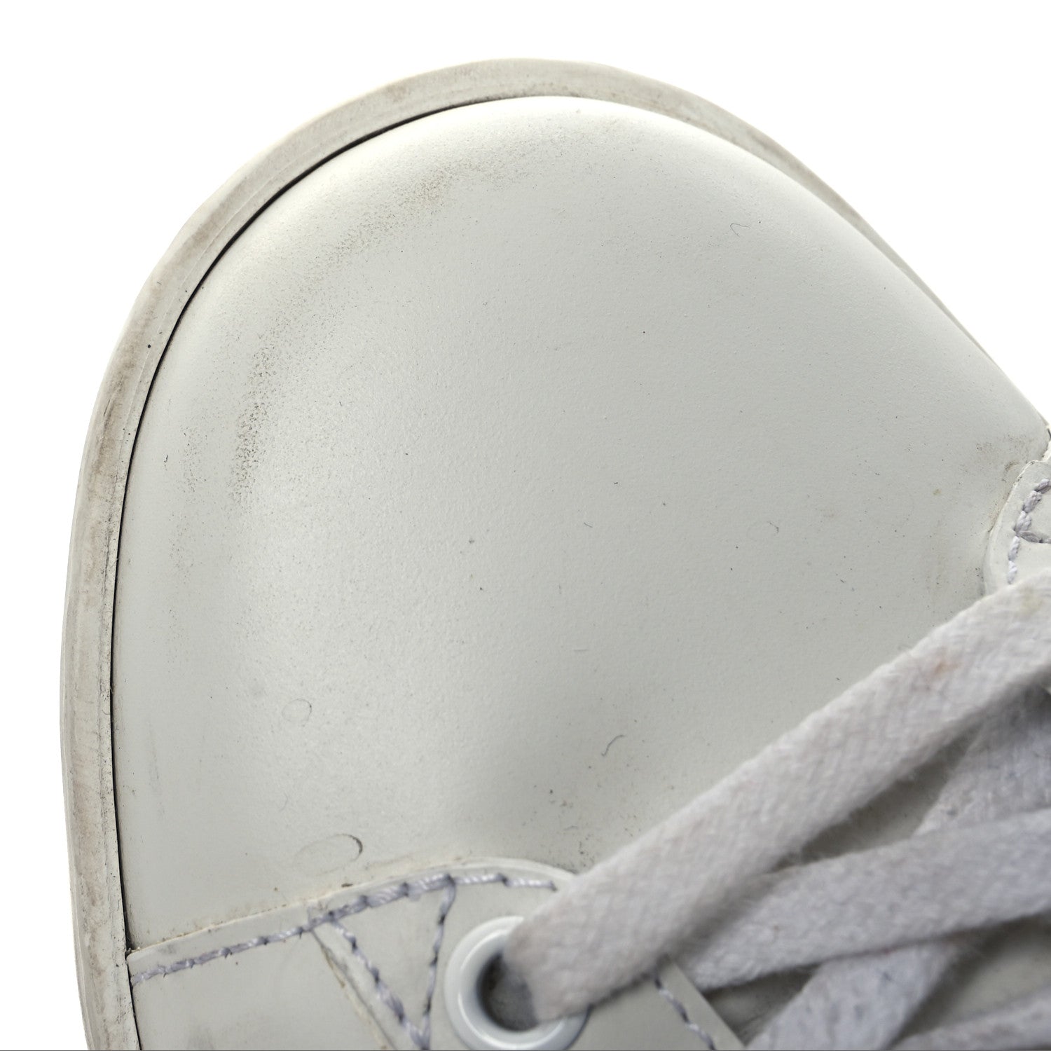 Gucci Calfskin Ayers Bee Embroidered Womens Ace Sneakers 37 White Green 15 of 17