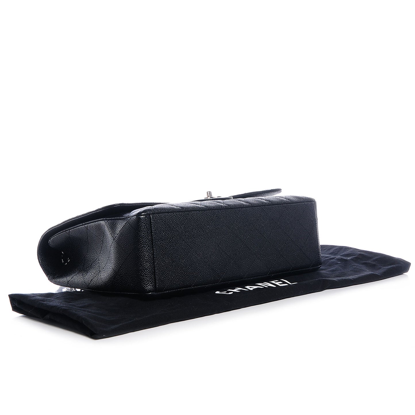 Caviar Maxi Single Flap Black