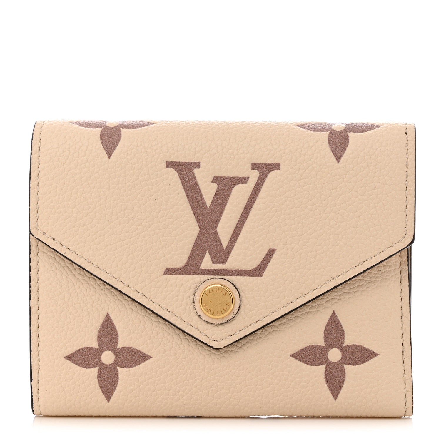 Louis Vuitton Empreinte Monogram Giant Victorine Wallet Creme Bois De Rose 1 of 7