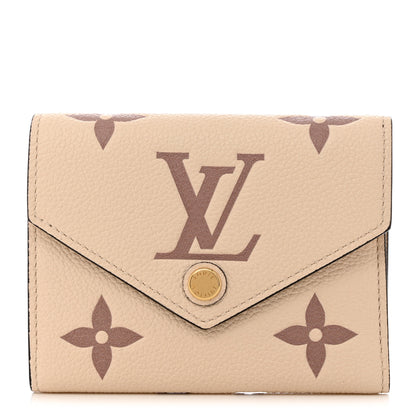 Louis Vuitton Empreinte Monogram Giant Victorine Wallet Creme Bois De Rose 1 of 7