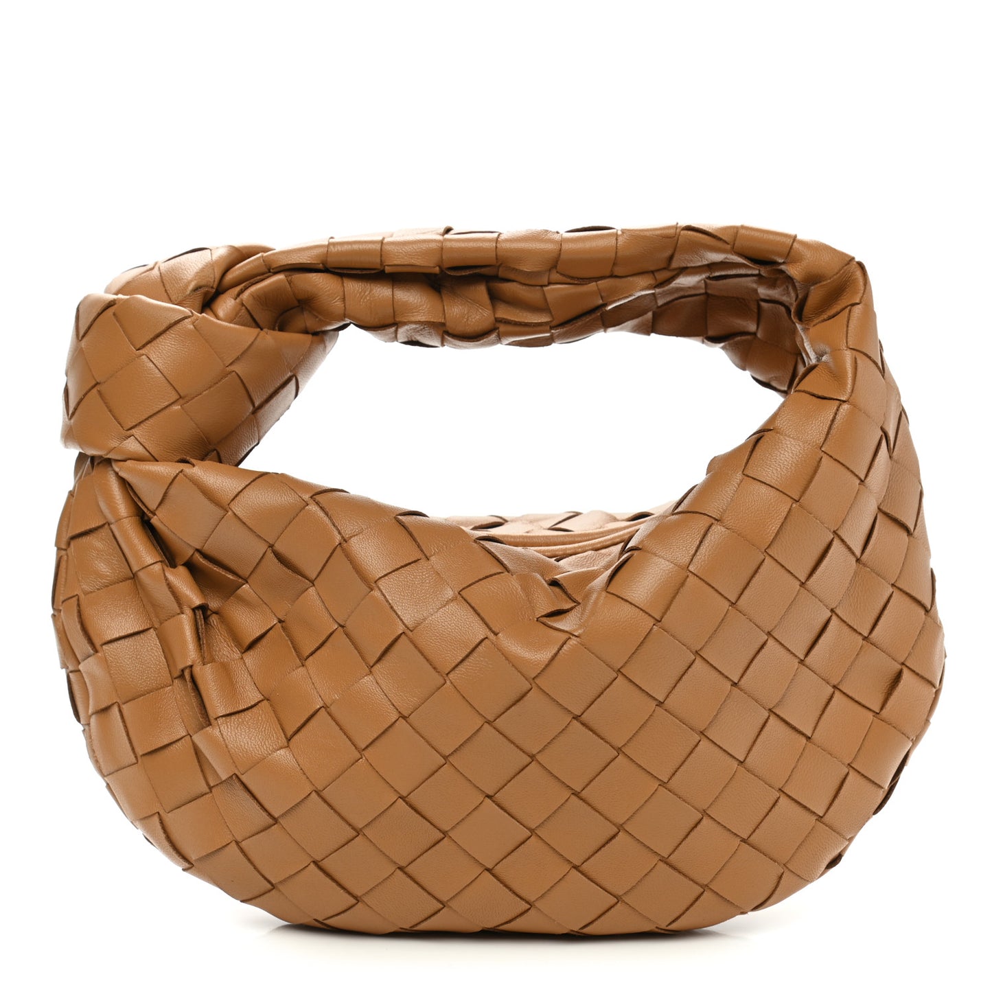 Nappa Intrecciato Mini Jodie Caramel