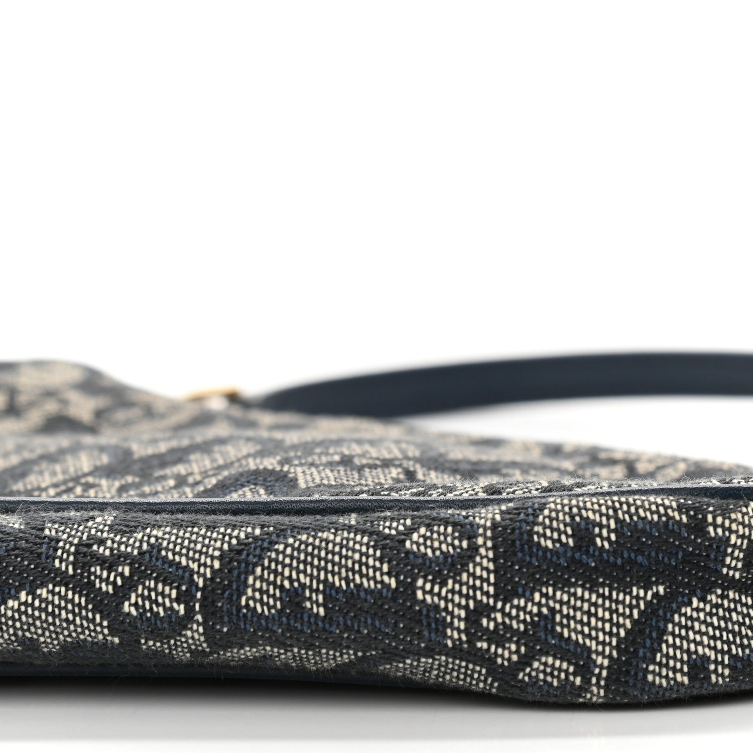 Christian Dior Monogram Mini Saddle Pochette Navy 10 of 10