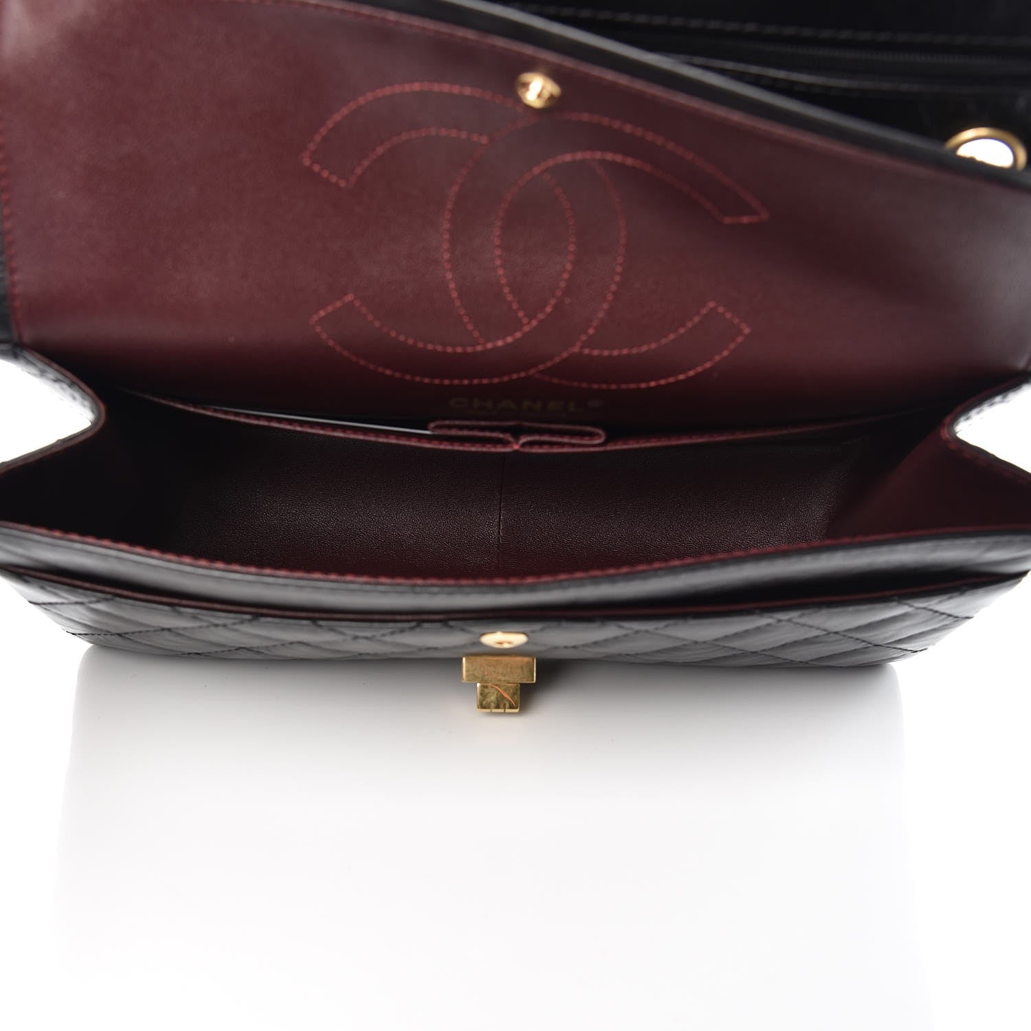Chanel Aged Calfskin Quilted 2.55 Reissue 226 Flap Black 6 of 10