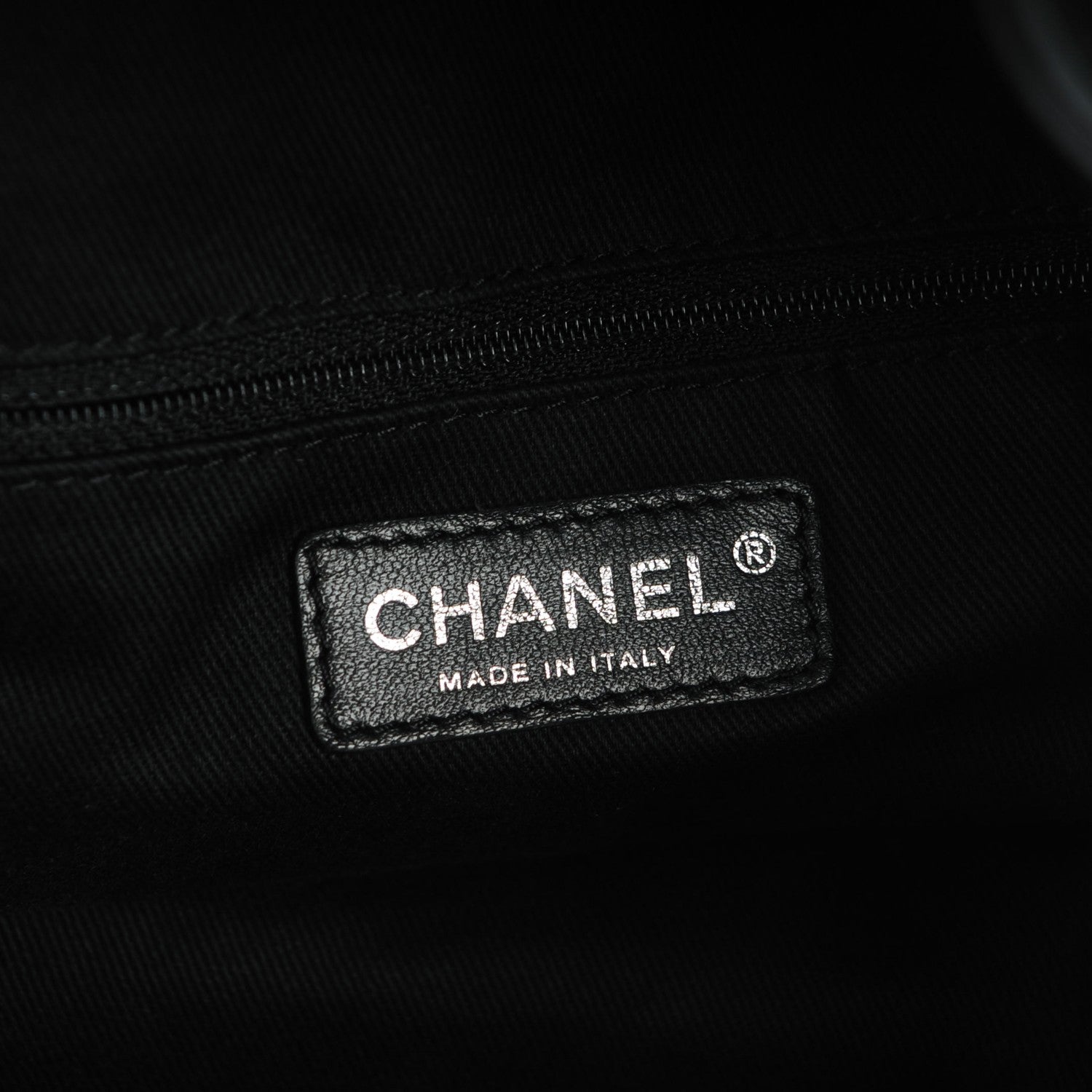 Chanel Lambskin Expandable Tote Dark Navy 6 of 9