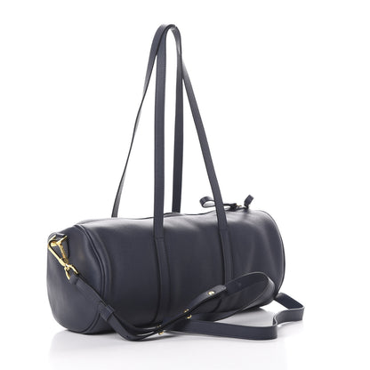 Mansur Gavriel Pebbled Lambskin Mini Duffel Bag Blu 2 of 8