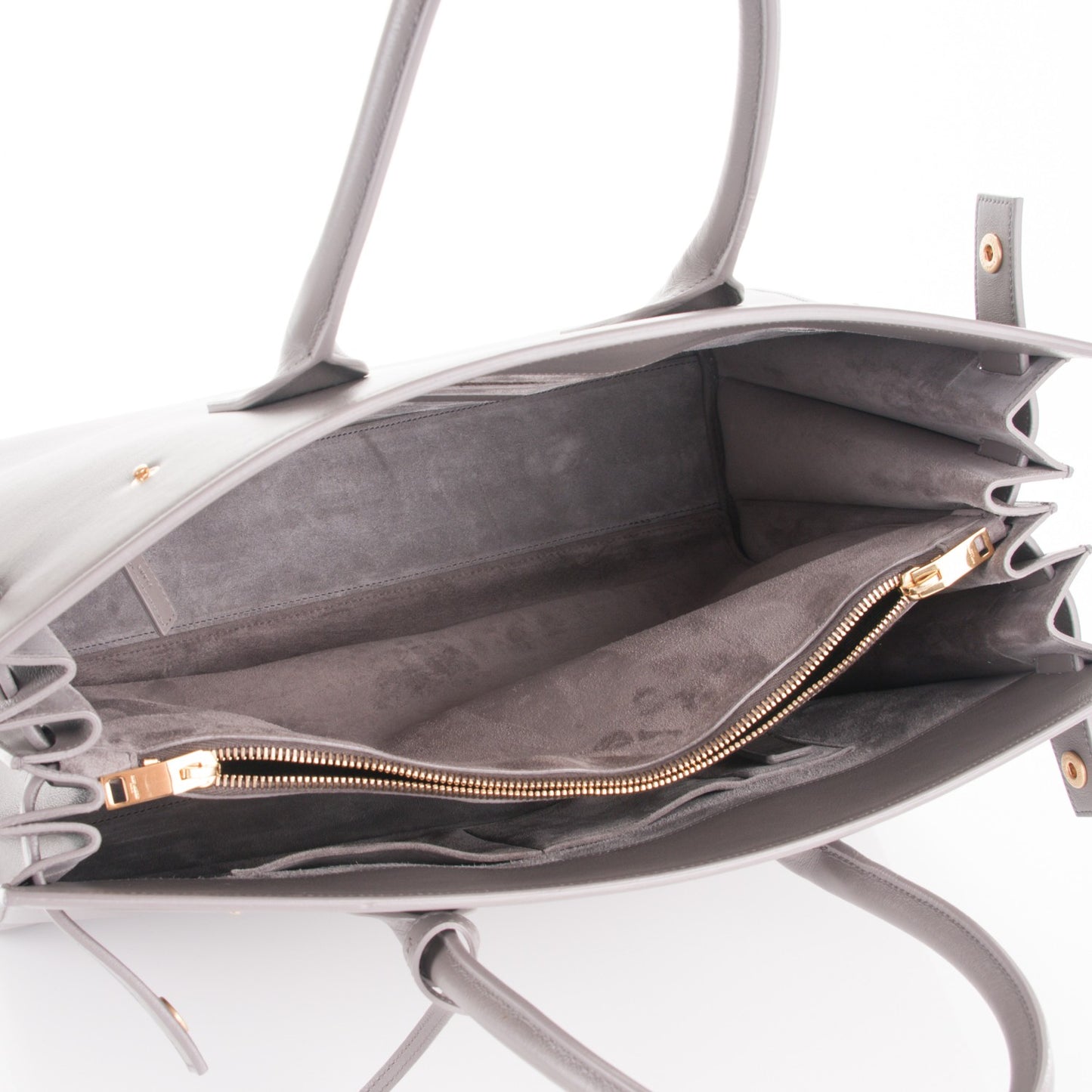 Calfskin Large Sac De Jour Carryall Grey