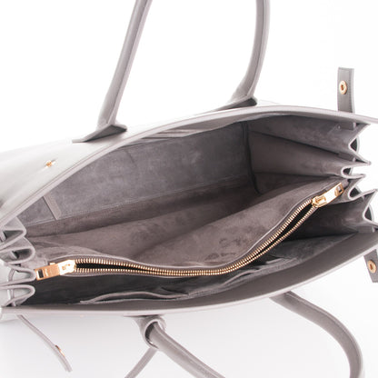Saint Laurent Calfskin Large Sac De Jour Carryall Grey 5 of 7