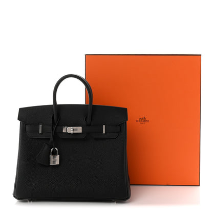 Hermes Togo Birkin 25 Black 10 of 10