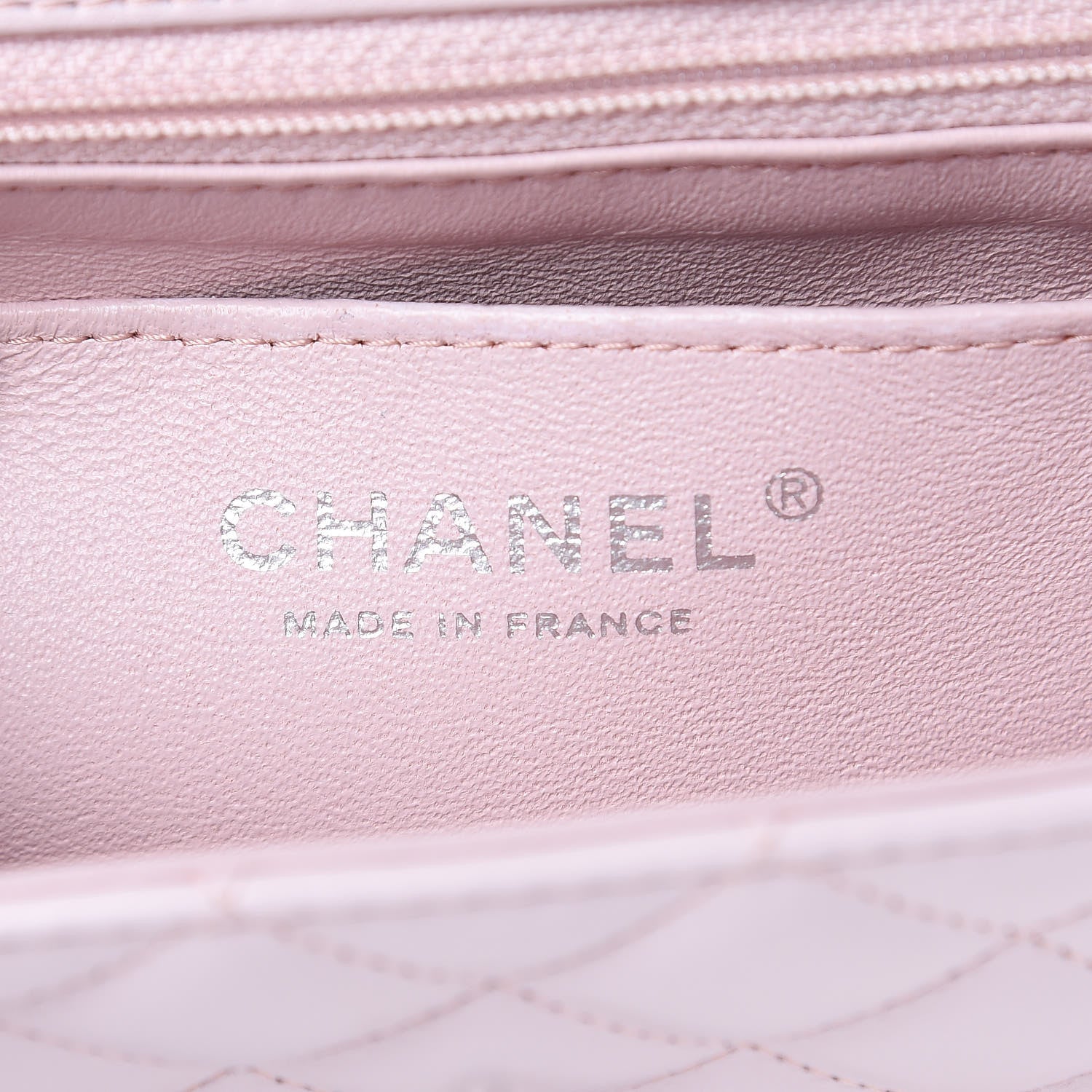 Chanel Lambskin Quilted Mini Rectangular Flap Light Pink 6 of 12