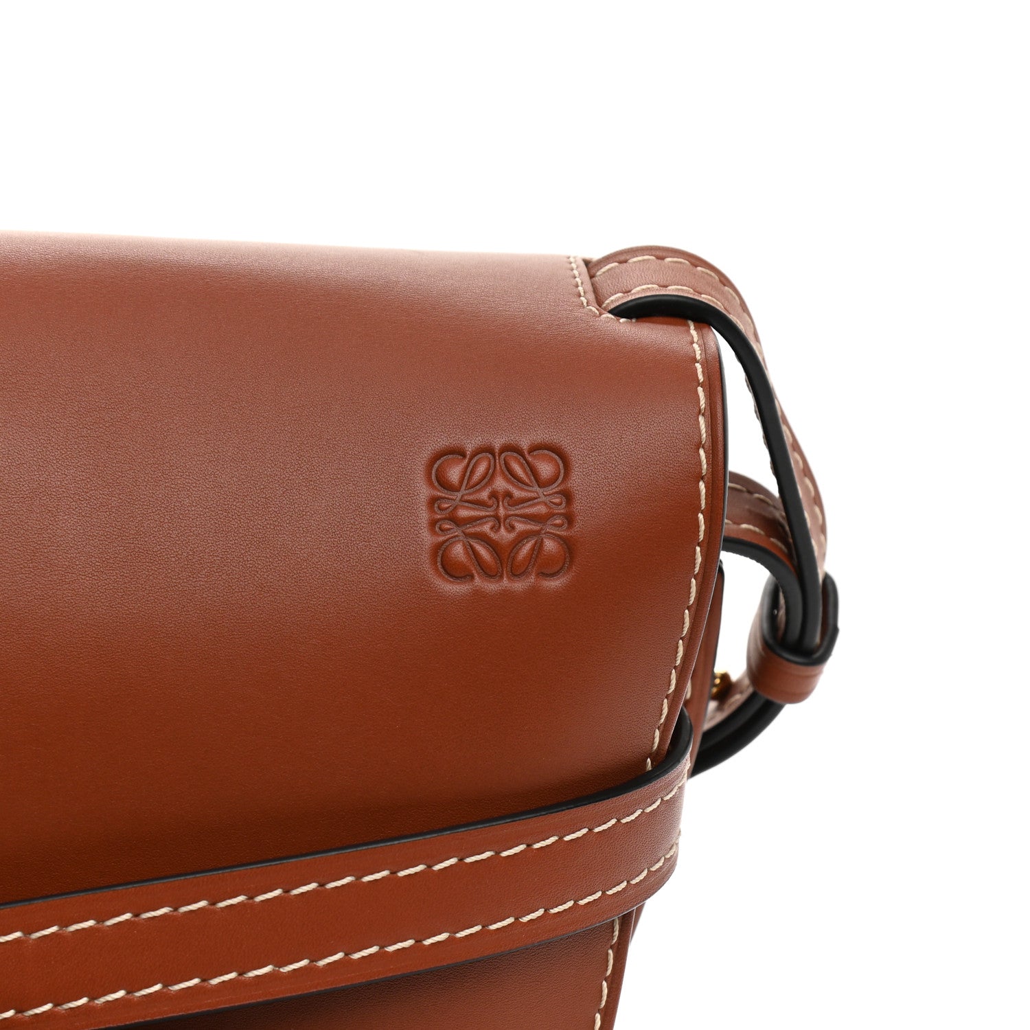 Loewe Calfskin Small Gate Crossbody Bag Rust 8 of 10