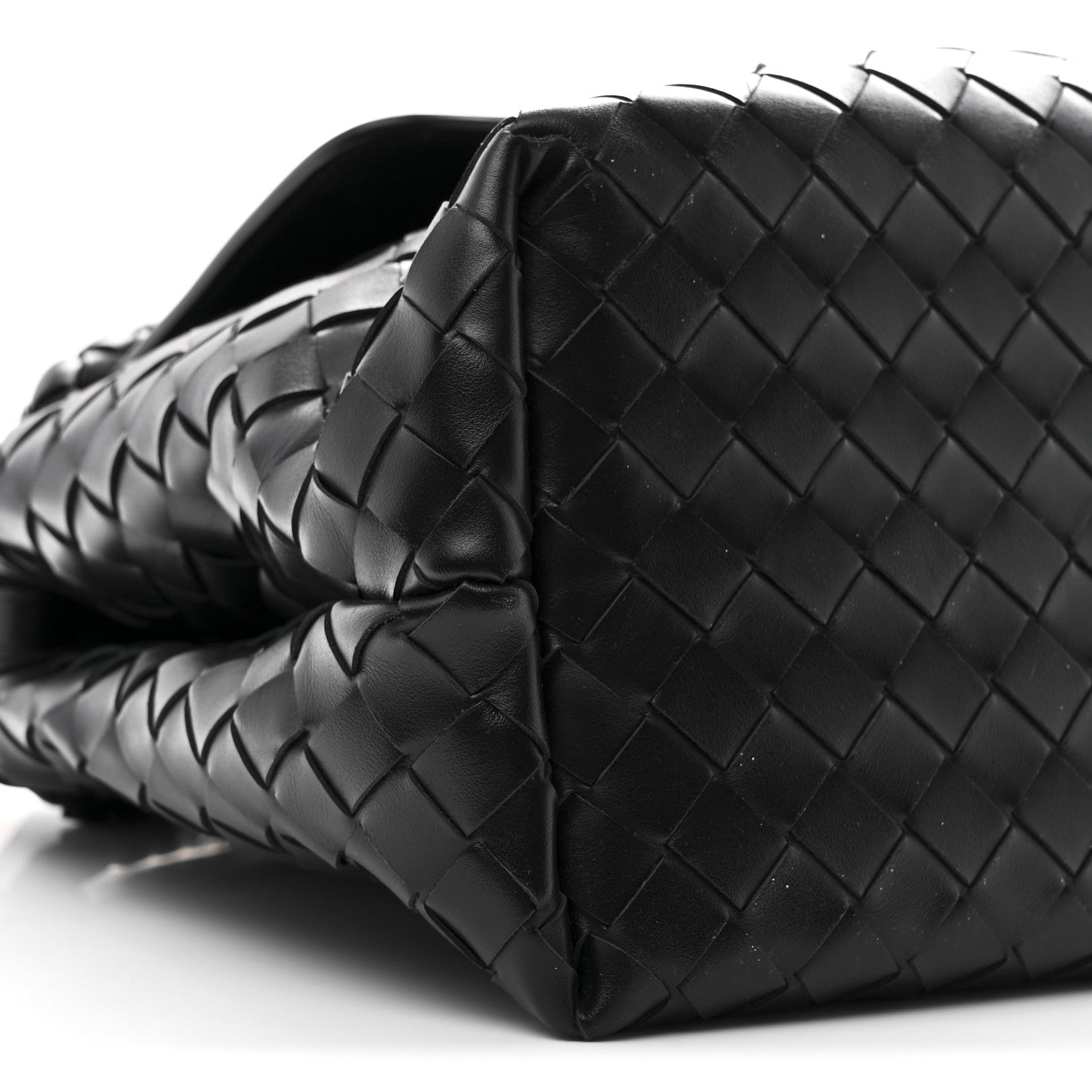Bottega Veneta Calfskin Intrecciato Medium Andiamo Messenger Bag Black 10 of 12