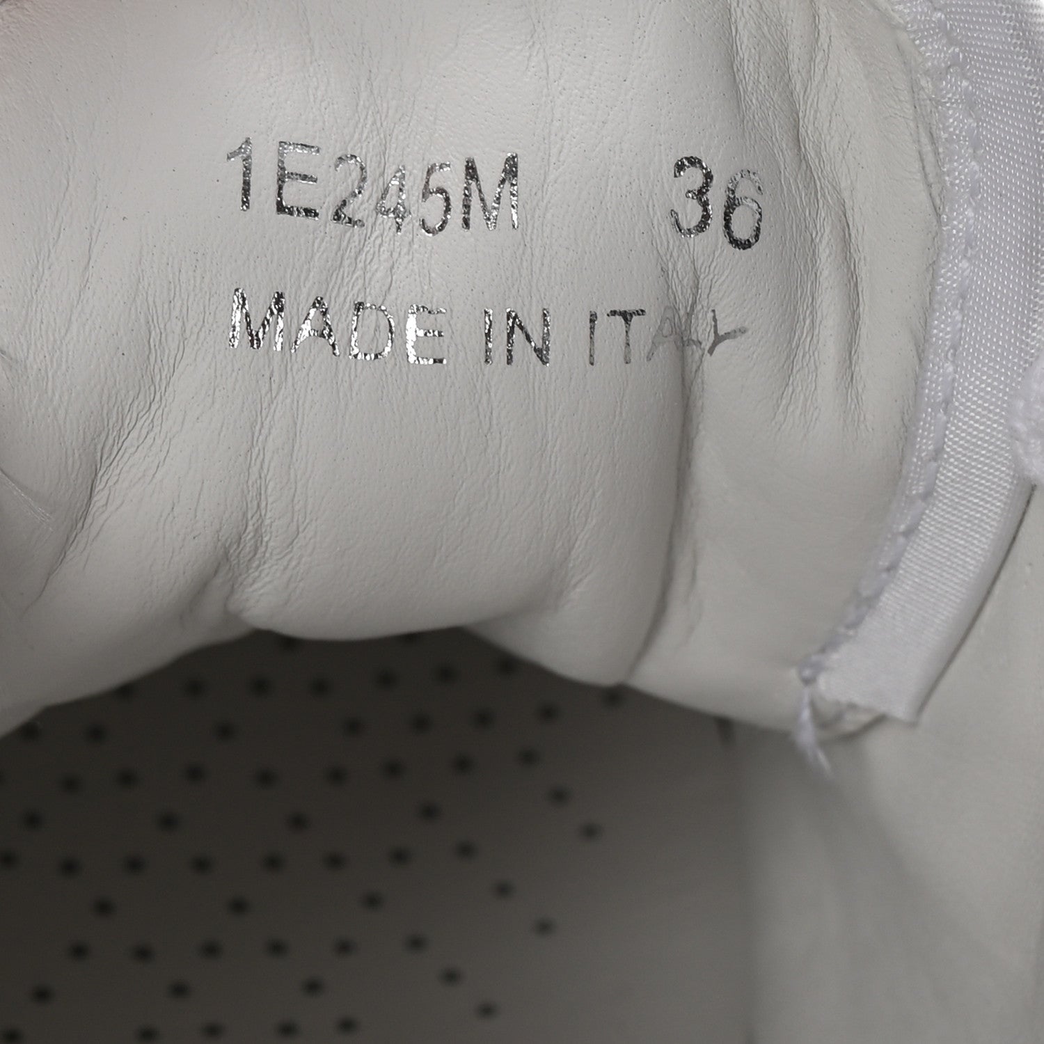 Prada Nylon Gabardine Triangle Logo Platform Sneakers 36 White 9 of 9