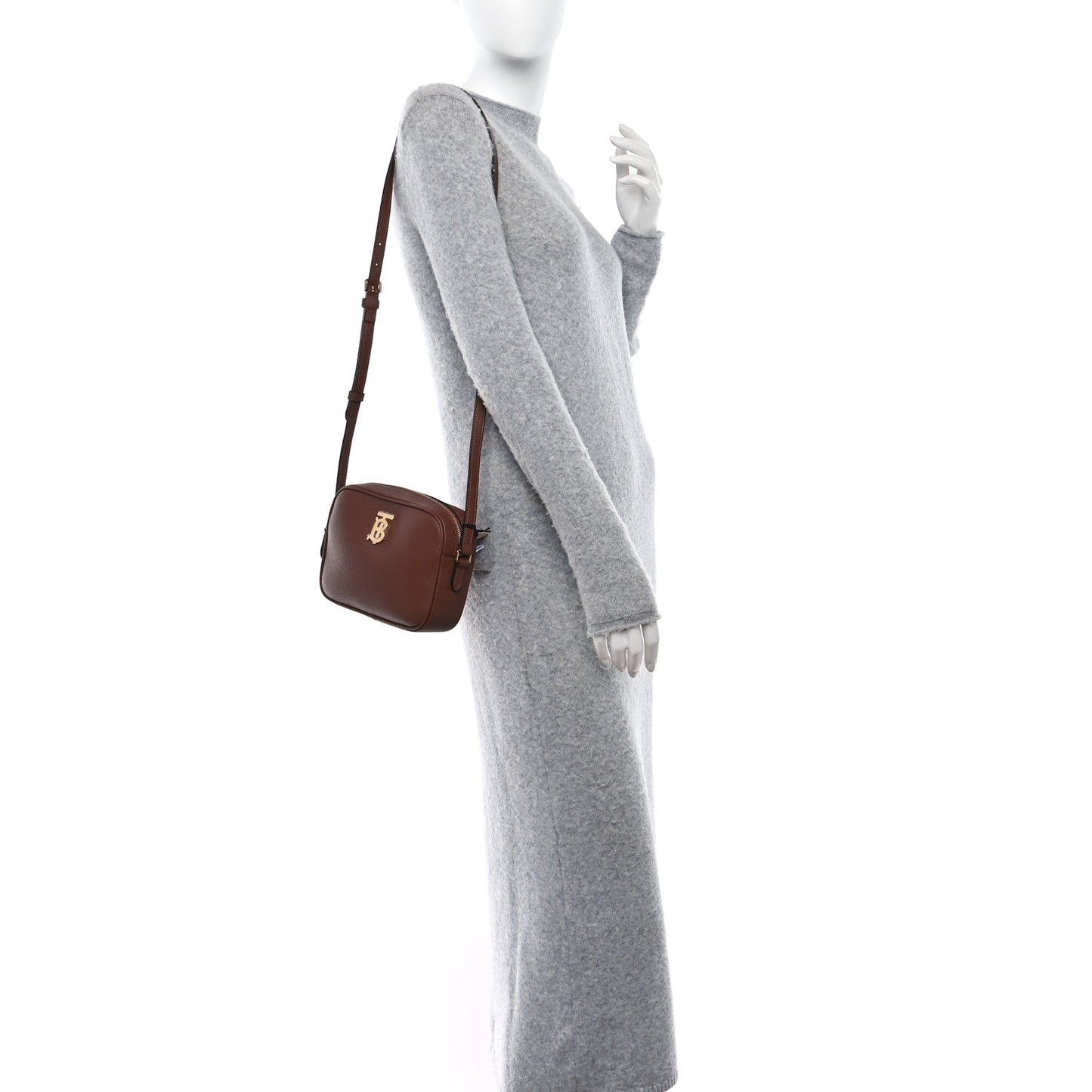 Grained Calfskin TB Small Camera Bag
