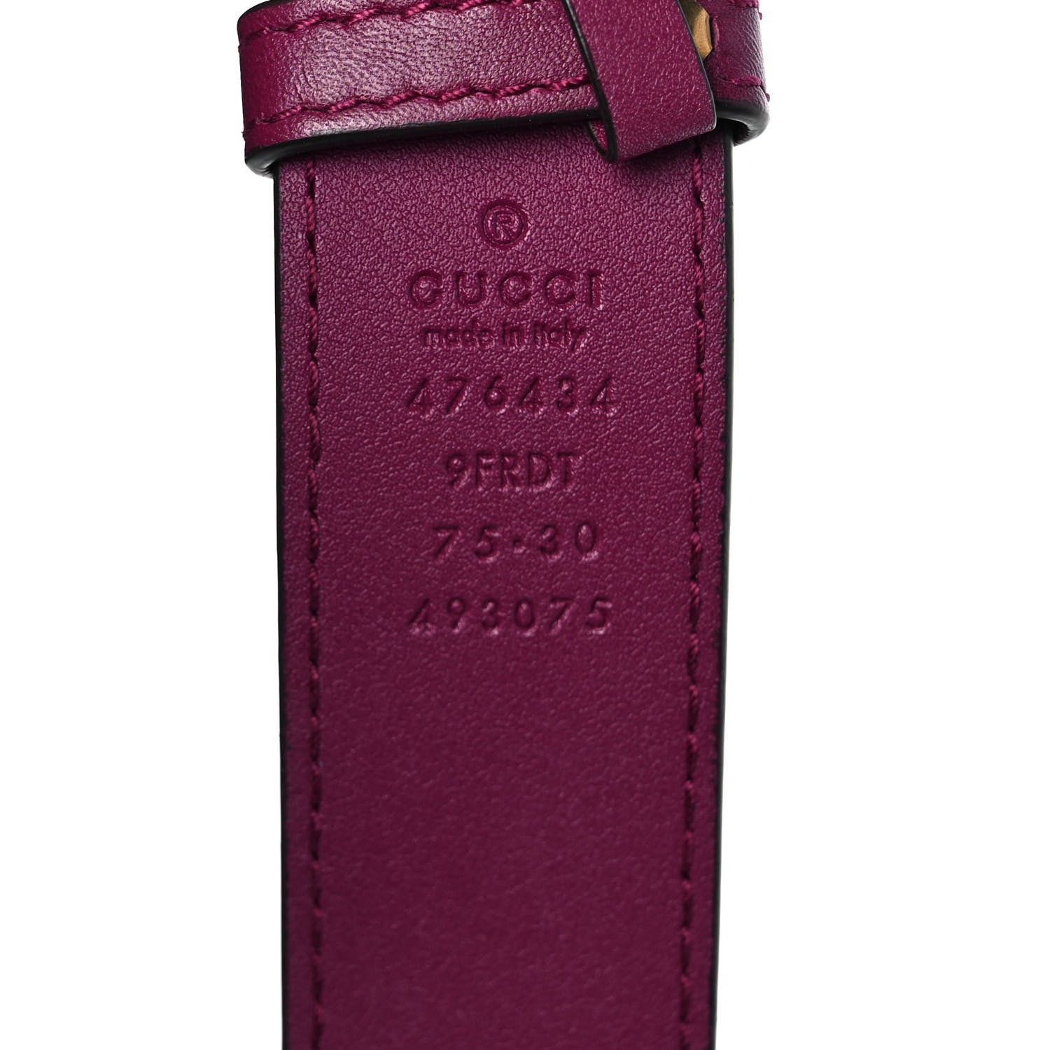 Gucci Velvet Matelasse GG Marmont Belt Bag 75 30 Fuchsia Violet Cyclamen 7 of 9