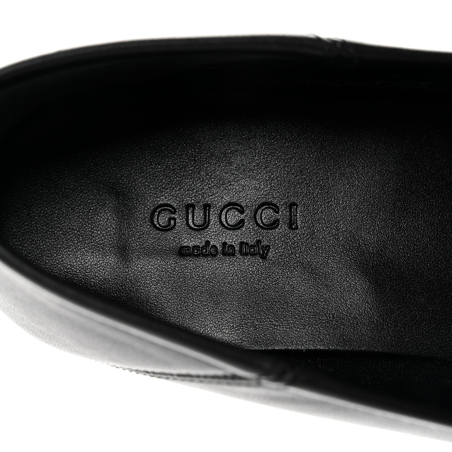 Gucci Lambskin Womens Brixton Horsebit Loafers 38 Black 7 of 9