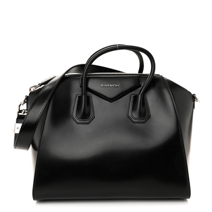 Givenchy Shiny Lord Calfskin Medium Antigona Black 1 of 10