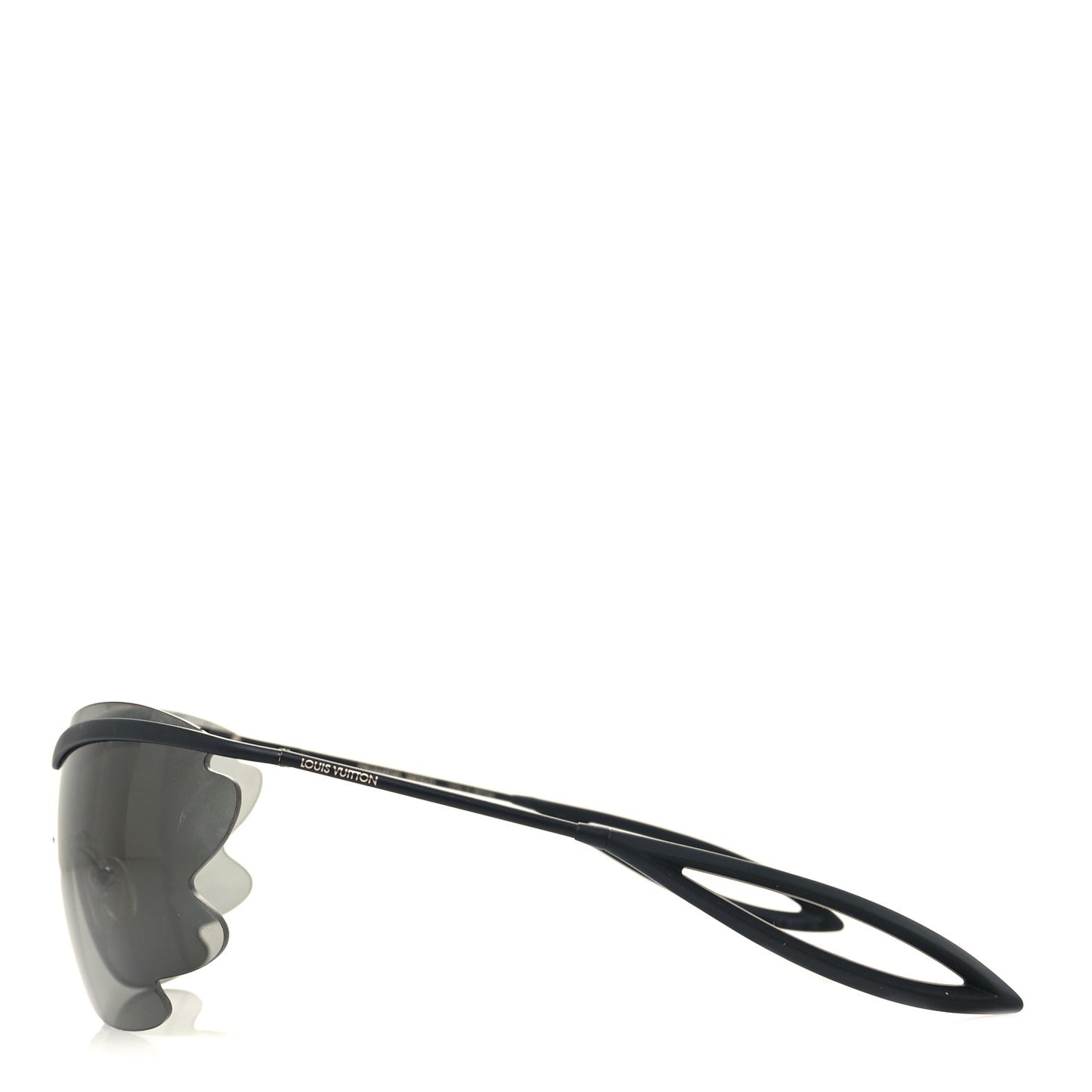 Metal Bohemian Vuittony Mask Sunglasses Z1227U Black