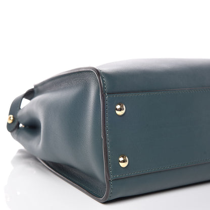 Fendi Vitello Seta Nappa Medium Peekaboo Iconic Satchel Amazzonia 10 of 11