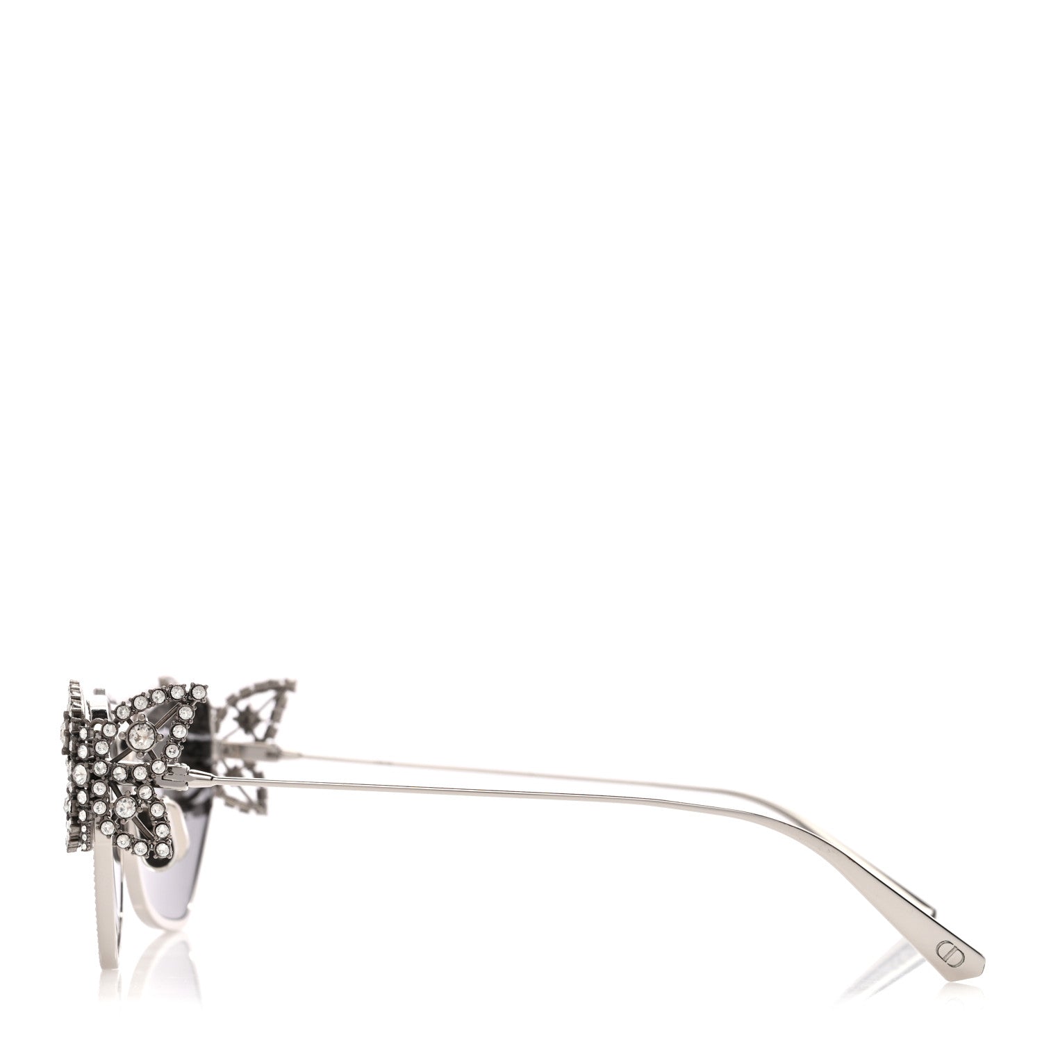 Christian Dior Crystal Butterfly DiorFantastica Sunglasses Black 3 of 8