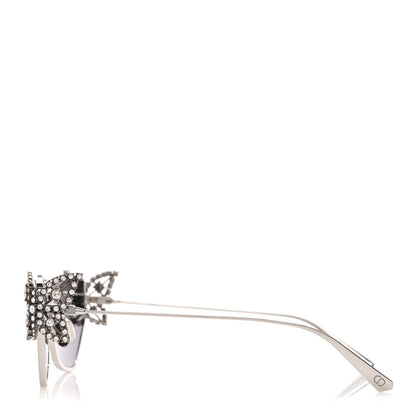 Christian Dior Crystal Butterfly DiorFantastica Sunglasses Black 3 of 8