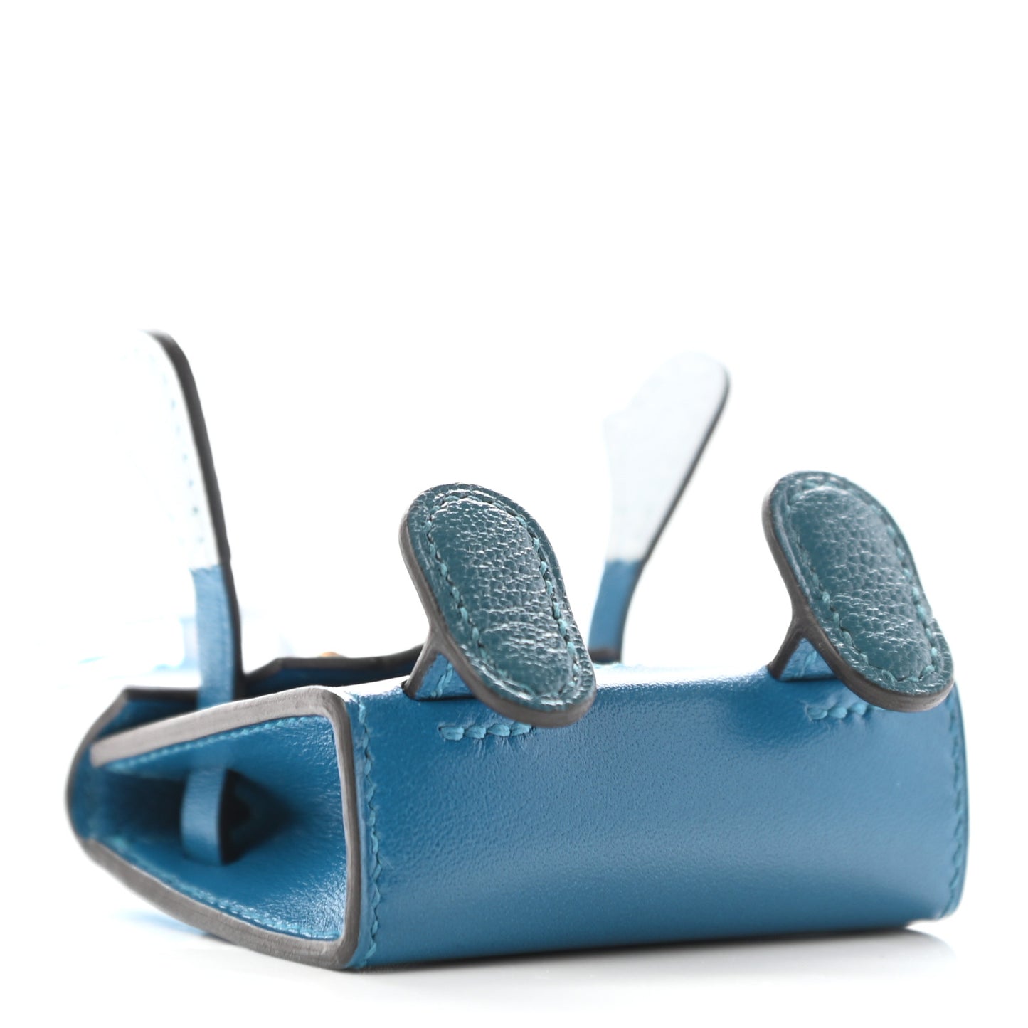 Tadelakt Chevre Mysore Kelly Quelle Idole Bag Charm Bleu Izmir Jaune Bourgeon Bleu Brume Vert Bosphore