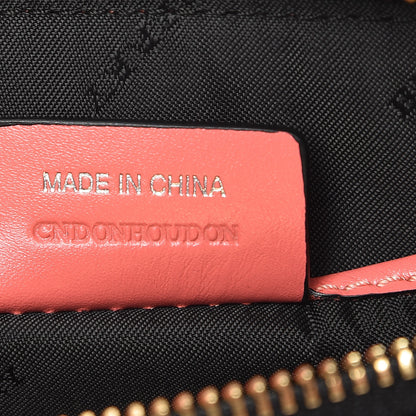 Burberry Signature Grain Calfskin Paige Wristlet Clutch Rose Pink 7 of 7