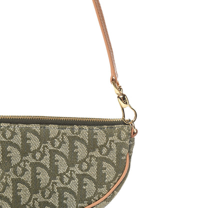 Christian Dior Monogram Mini Saddle Pochette Green 11 of 11