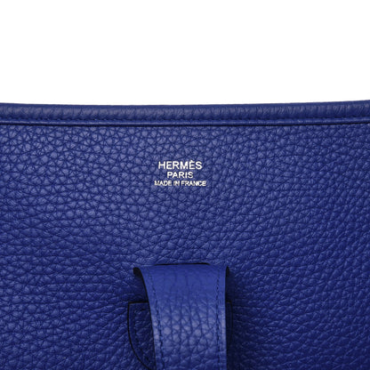 Hermes Epsom Evelyne III GM Bleu Electrique 7 of 10