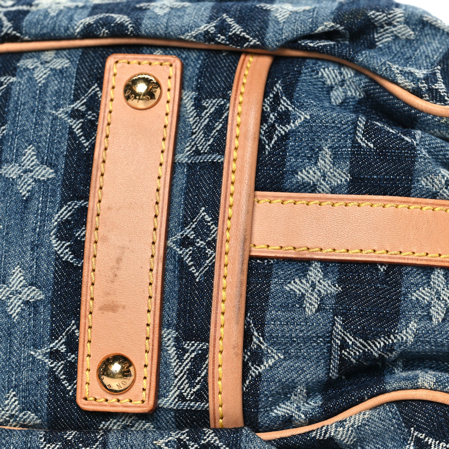 Louis Vuitton Denim Raye Porte Epaule MM 12 of 13