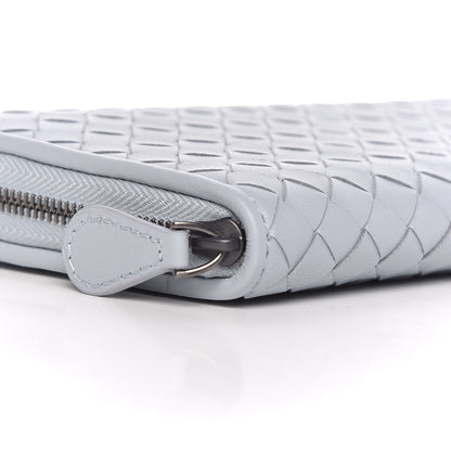 Bottega Veneta Nappa Intrecciato Zip Around Wallet Artic 8 of 11