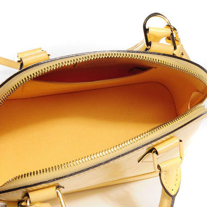 Louis Vuitton Vernis Alma BB Citrine 6 of 7