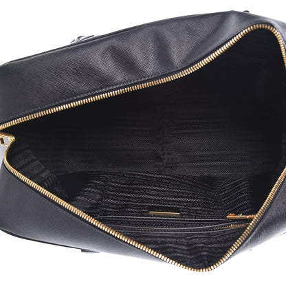 Prada Saffiano Lux Bauletto Nero Black 5 of 11