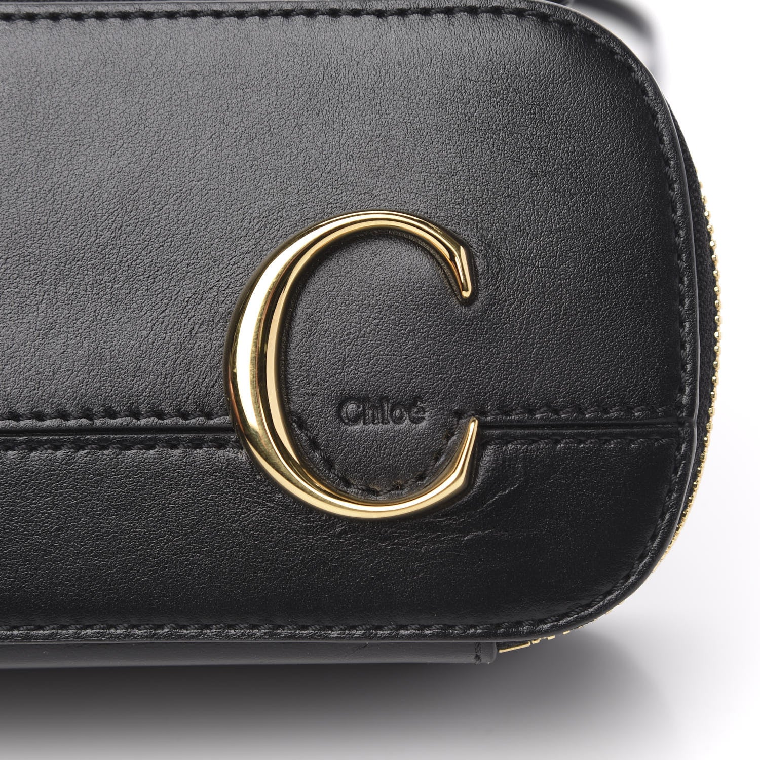Chloe Calfskin Mini C Vanity Bag Black 10 of 10