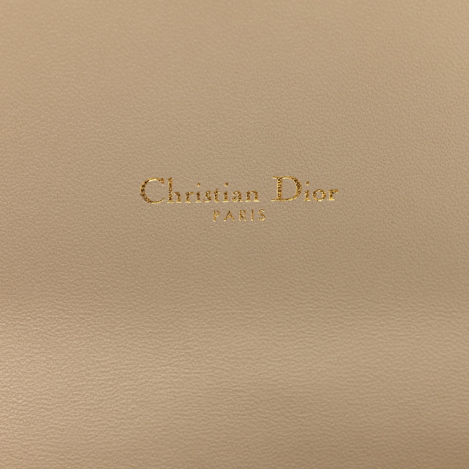 Christian Dior Supple Calfskin Caro Pouch with Chain Sand 7 of 12