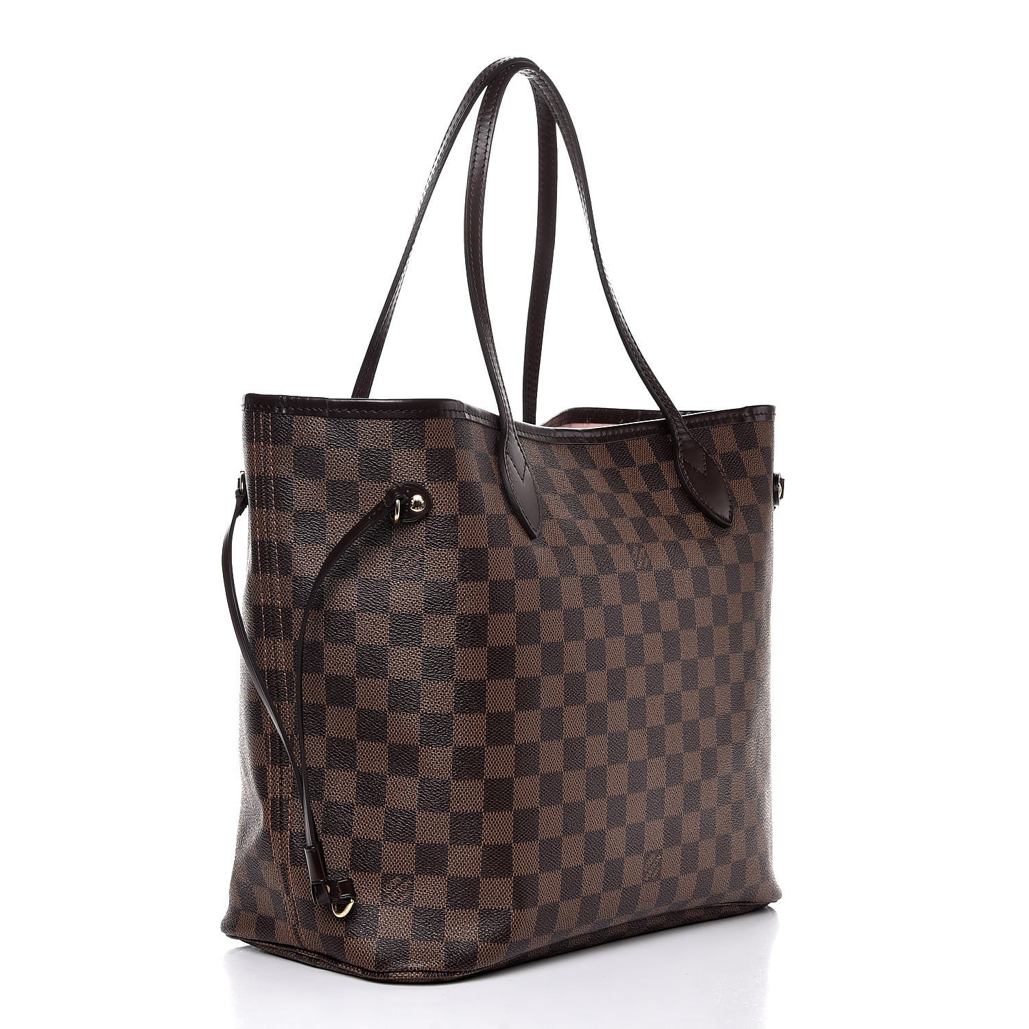 Louis Vuitton Damier Ebene Neo Neverfull MM Rose Ballerine 3 of 9