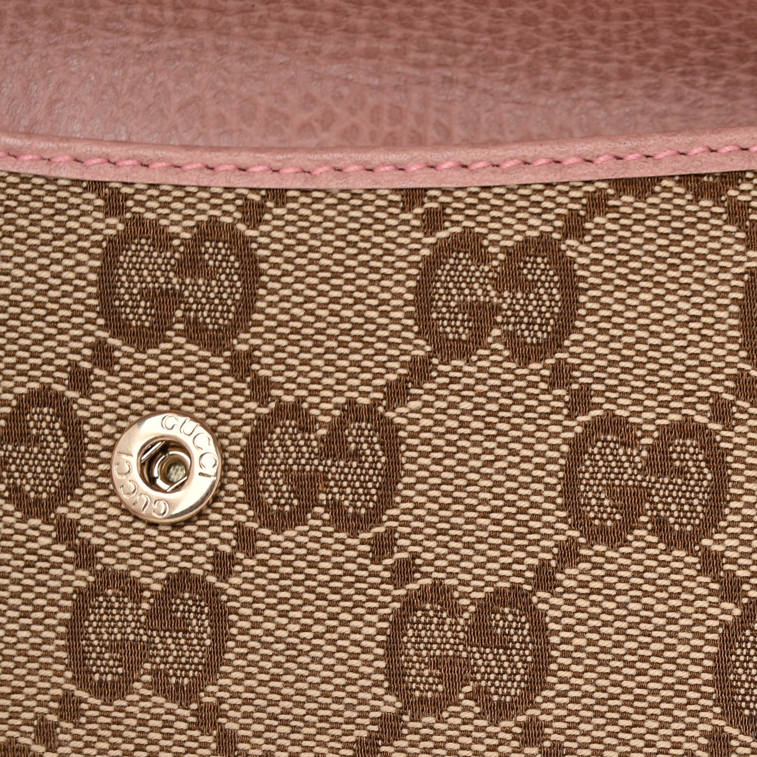 Gucci Monogram Continental Flap Wallet Soft Pink 9 of 10