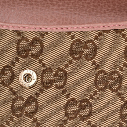 Gucci Monogram Continental Flap Wallet Soft Pink 9 of 10