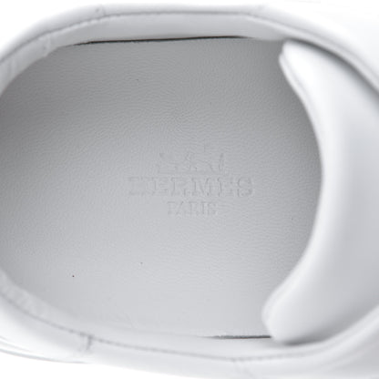 Hermes Calfskin Day Sneakers 38 White 6 of 8