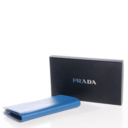 Prada Saffiano Calfskin Document Holder Cobalto 5 of 9