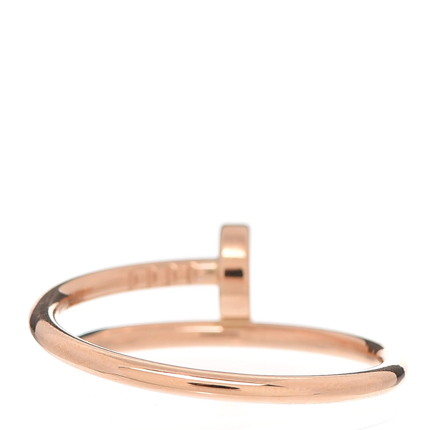 18K Pink Gold Small Juste Un Clou Ring 58 8.25