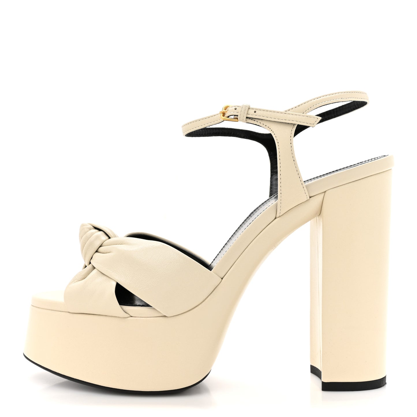 Vendome Bianca 85 Platform Sandals 38 Pearl