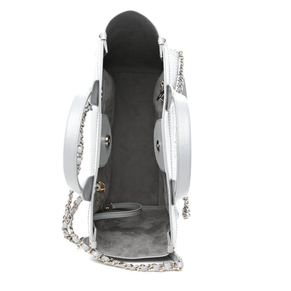 Chanel Caviar Studded Small Deauville Tote Grey 5 of 10