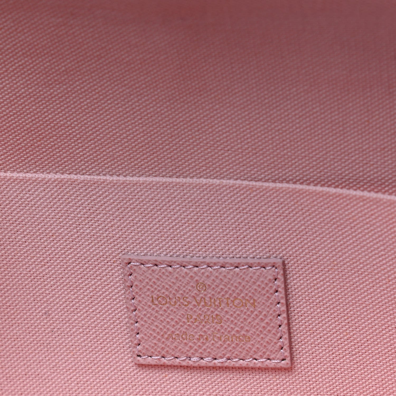 Louis Vuitton Damier Azur Pochette Felicie Chain Wallet Rose Ballerine 5 of 8