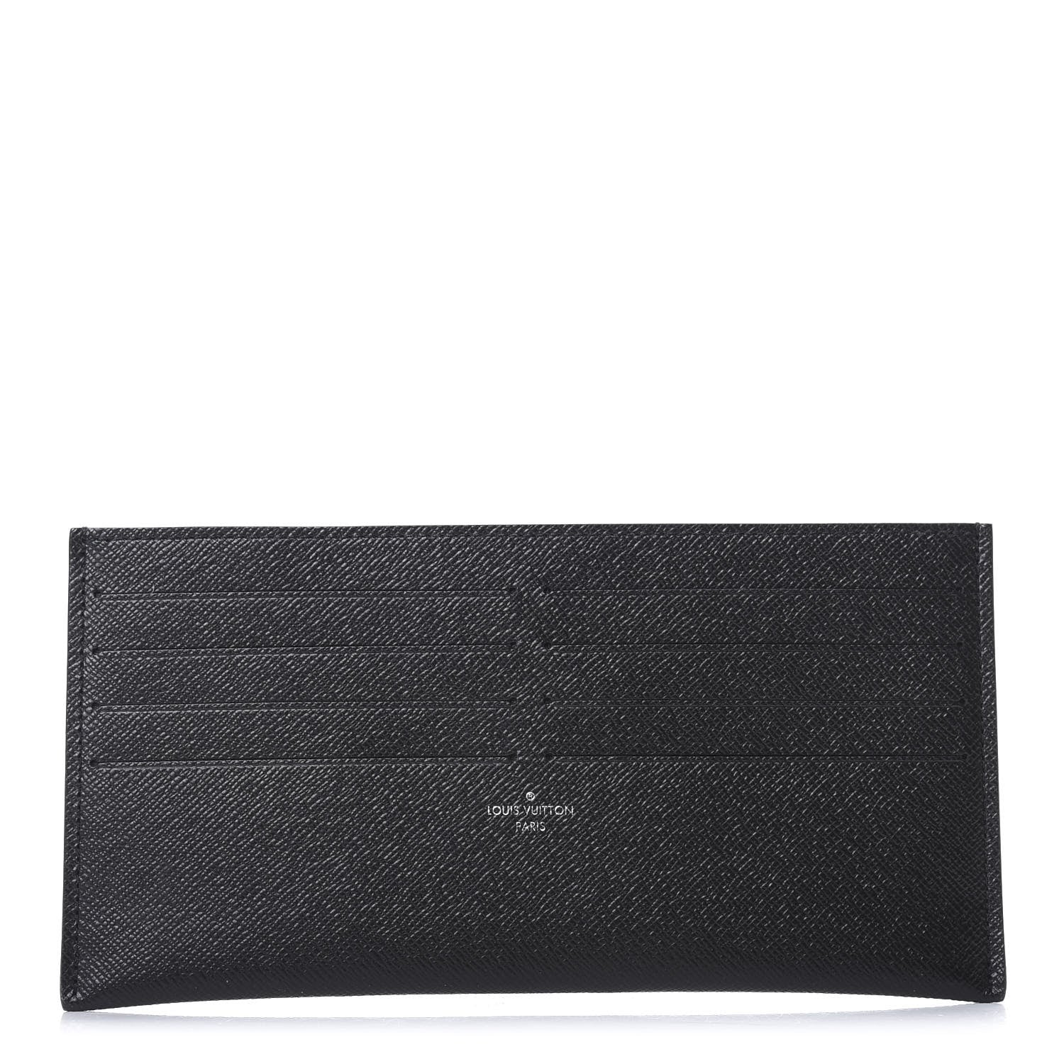Louis Vuitton Calfskin Felicie Chain Wallet Card Holder Insert Black 1 of 6