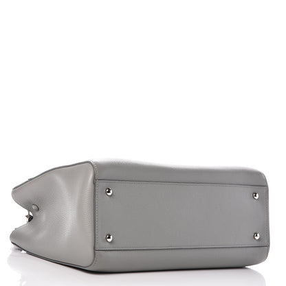 Chanel Grained Calfskin Small Neo Executive Shopper Tote Grey 5 of 13